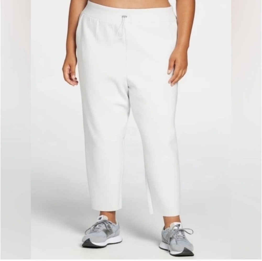 NWT Calia High Rise Jogger Nimbus Cloud Soft Scuba Sweatpants